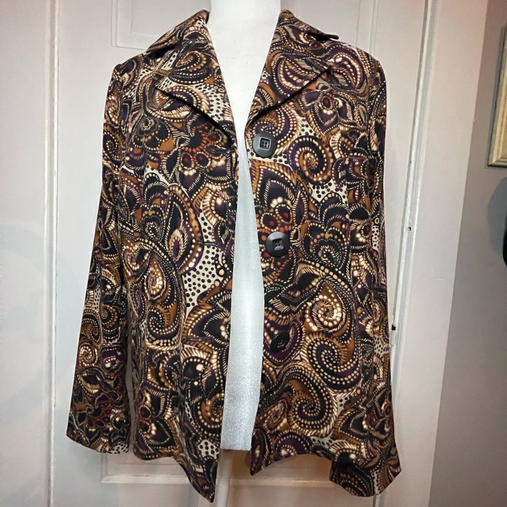 Requirements Two Button Paisley Jacket - Picture 3 of 12